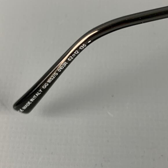 GUCCI Silver Metal Aviator Sunglasses - Picture 5 of 9